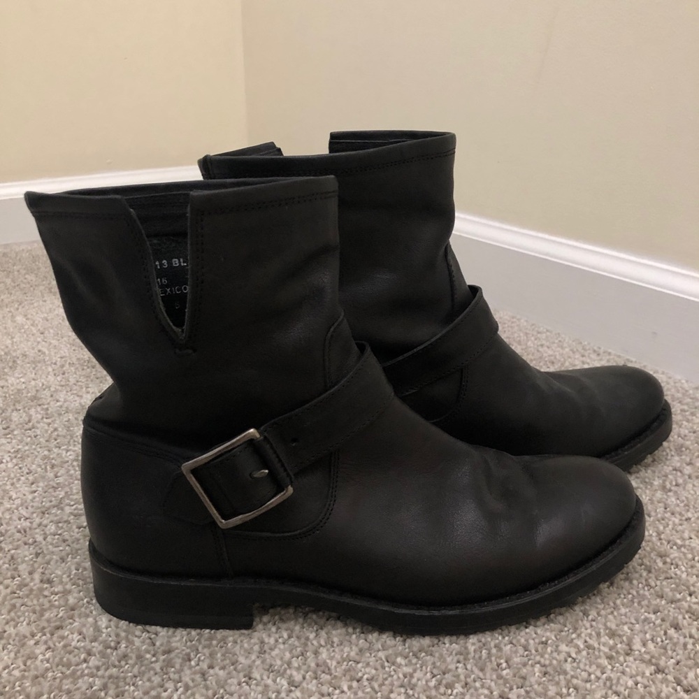 Black FRYE booties